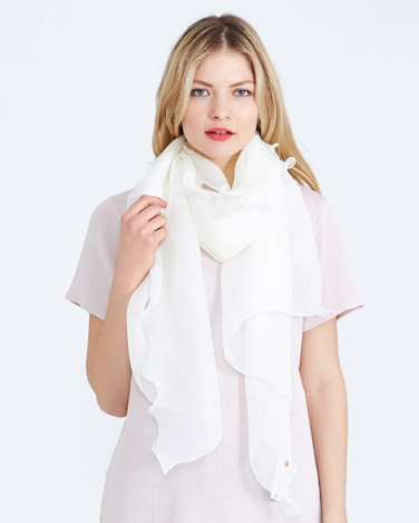 Gallery Ruffle Pleat Scarf